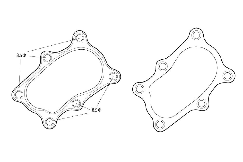 D-MAX Outlet Pipe Metal Gasket (RB20/25)