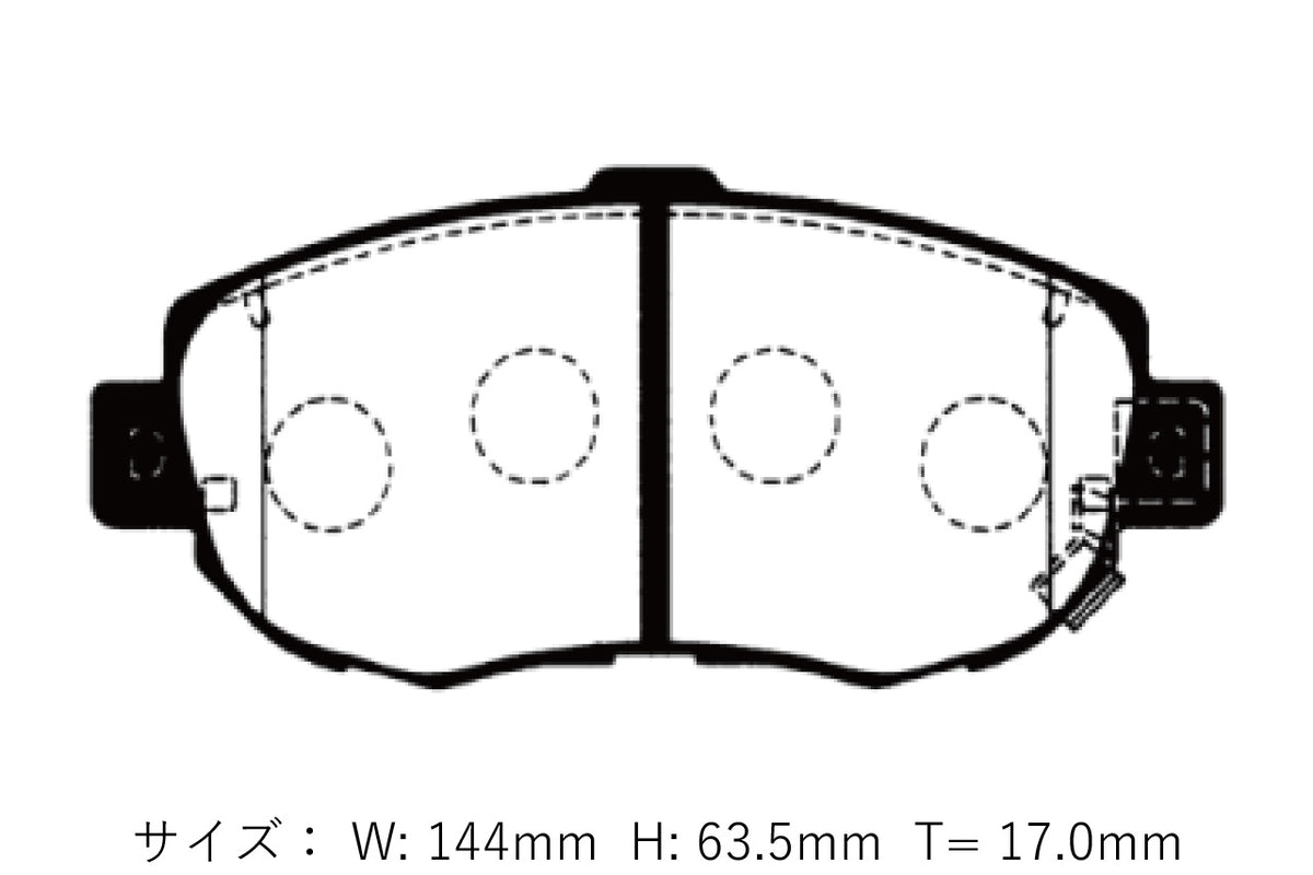 D-MAX Project Mu Collab DRIFTSPEC Brake Pads, Front (JZX90/100/110)