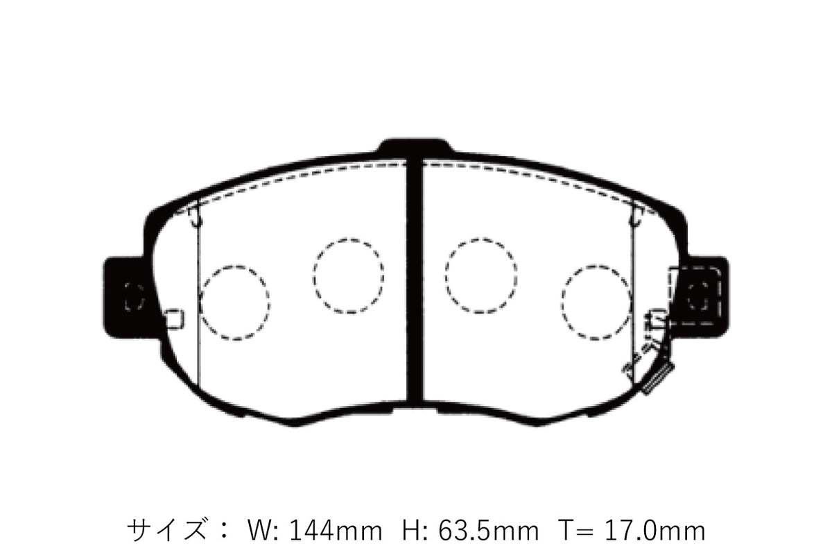 D-MAX Project Mu Collab SUPERSTREET Brake Pads, Front (JZX90/100/110)