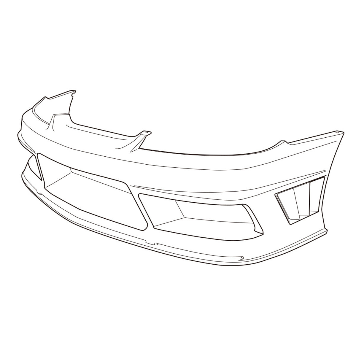 D-MAX RACING SPEC Front Bumper (S15 Silvia)