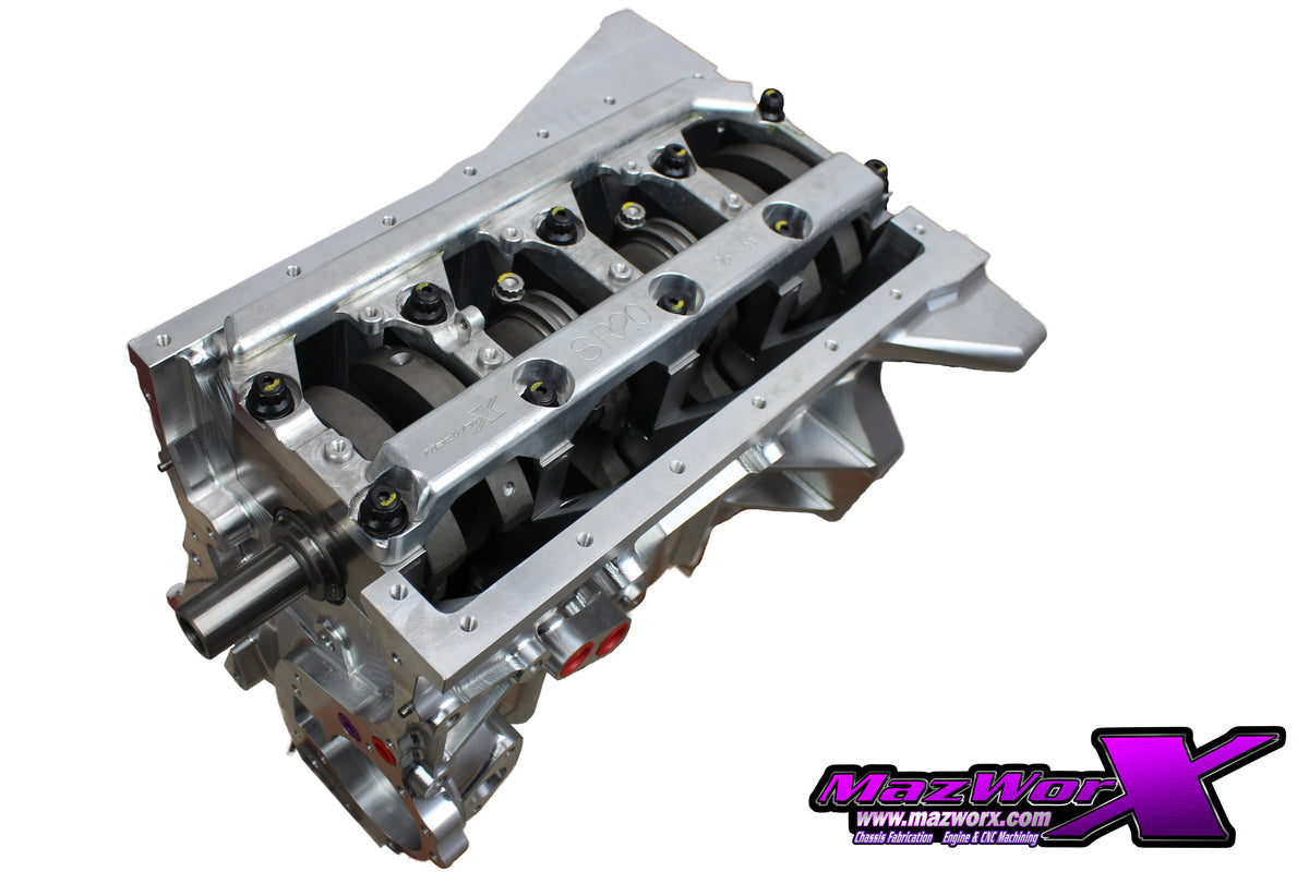 Mazworx SR20VE RWD Short Block, Stage 4 Pro Street Billet