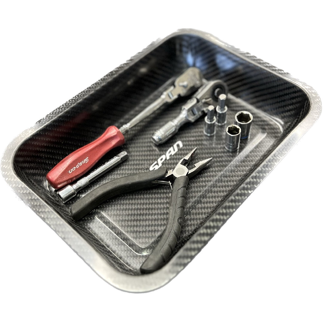 SPAN Racing Technology x KZY123 Dry Carbon Tool Tray