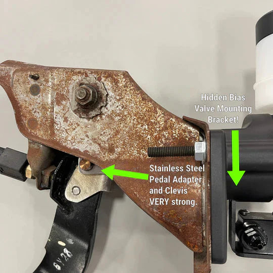 Chase Bays Dual Piston Brake Booster Delete with Bolt-On 6:1 Pedal Ratio | 1999 - 2006 BMW 3-Series E46 & 2003 - 2008 Z4 (CB-DBBE-E46)