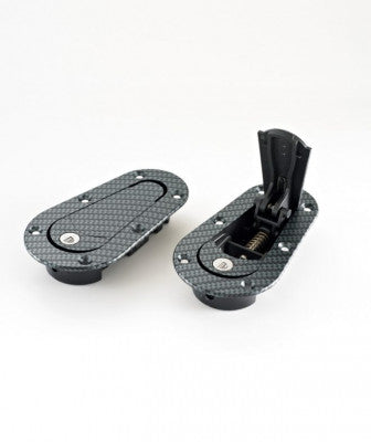 AeroCatch - 120-3100 Carbon Look Locking Hood Pins