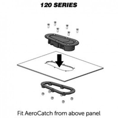 AeroCatch - 120-2100 Locking Hood Pins