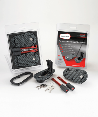 AeroCatch - 120-3100 Carbon Look Locking Hood Pins