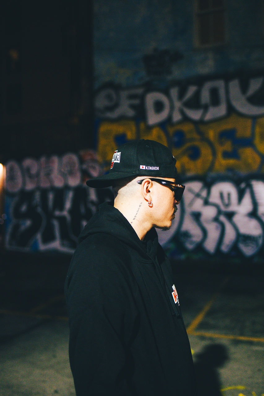 "KAZUYA123" Snapback Flat Bill Cap
