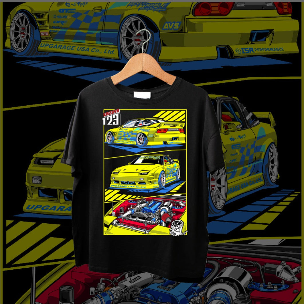 "FOR FR PILOT SR22 180SX VER.2" Short sleeve t-shirt