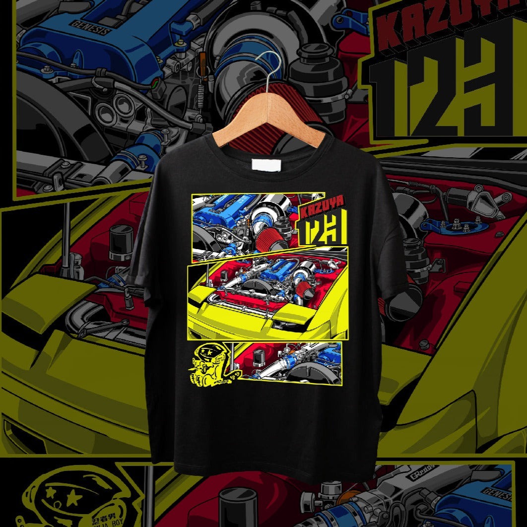"FOR FR PILOT SR22 180SX VER.1" Short sleeve t-shirt