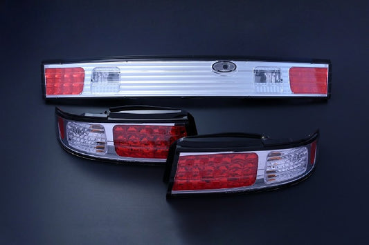 D-MAX LED Tail Light 3-Piece Set, Chrome (S14)