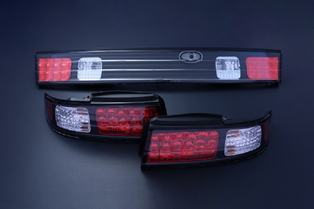 D-MAX LED Tail Light 3-Piece Set, Black (S14)