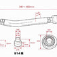 D-MAX D1SPEC Pillow Ball Rear Toe Control Rod (Ver.2)