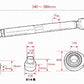 D-MAX D1SPEC Pillow Ball Rear Toe Control Rod (Ver.1)