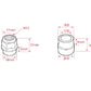 D-MAX Rear Pillow Ball Upper Mount Collar & Nut Set (Nissan, SUPER STREET)