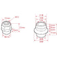 D-MAX Front Pillow Ball Upper Mount Collar & Nut Set (Nissan, SUPER STREET)