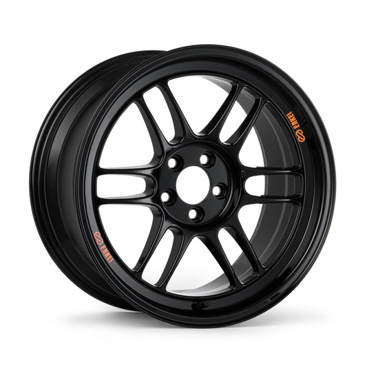 Enkei RPF1 17x9 5x100 35mm Offset F1 Gloss Black Wheel