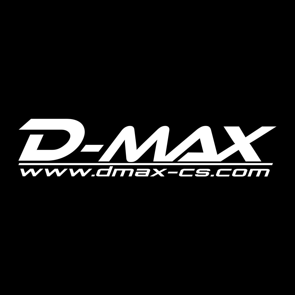 D-MAX Sticker with URL (White)