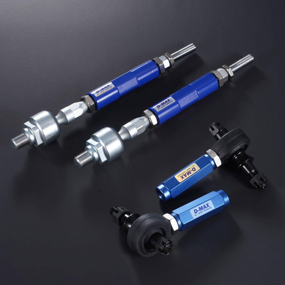 D-MAX D1SPEC Reinforced Tie Rod Type R (SR) + Pillow Ball Tie Rod End Set