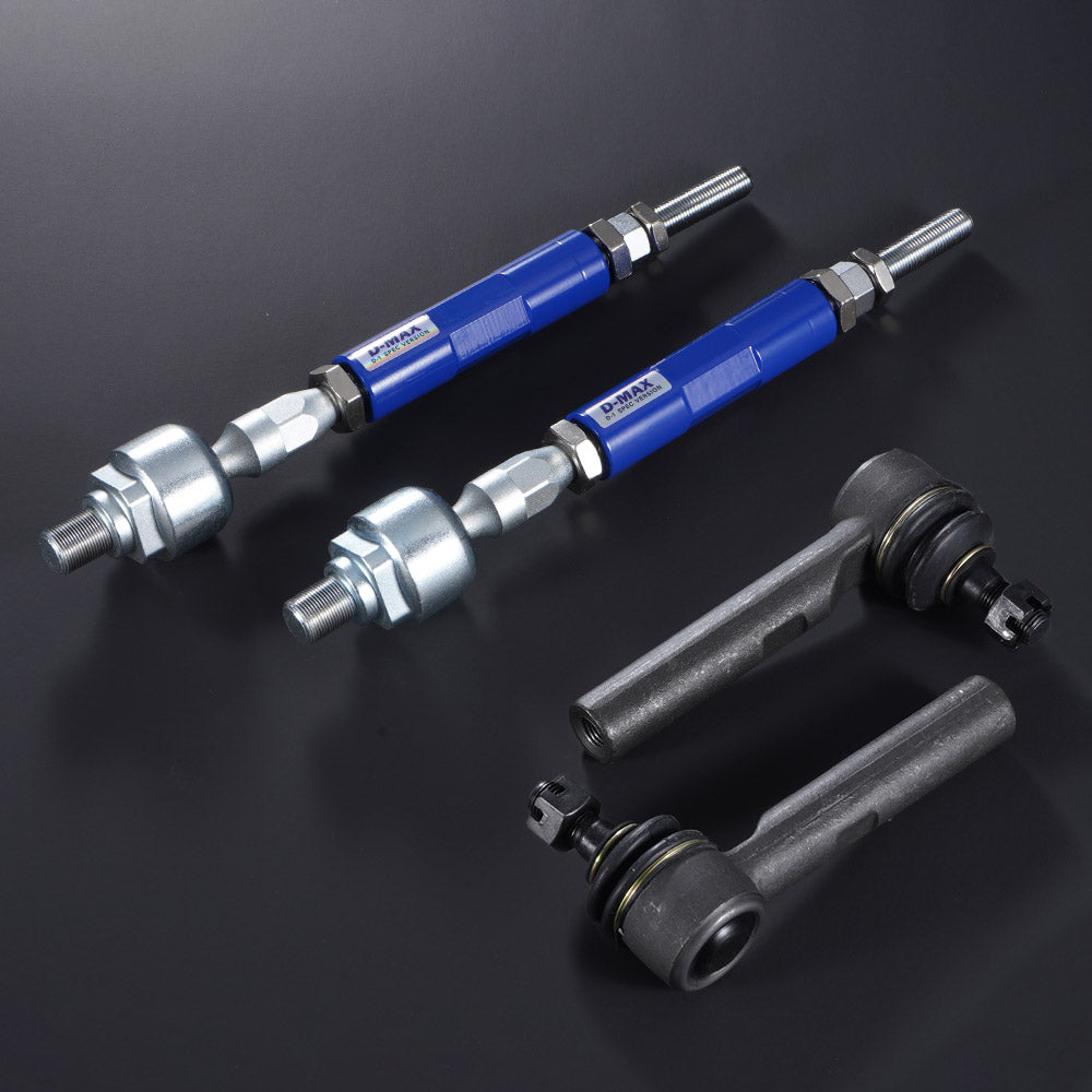 D-MAX D1SPEC Reinforced Tie Rod Type R (SR) + Ball Joint Tie Rod End (30mm Extended) Set