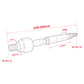 D-MAX D1SPEC Reinforced Tie Rod Type R + Pillow Ball Tie Rod End Set (86/GR86/BRZ)