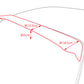 D-MAX Roof Spoiler, ABS (S14)