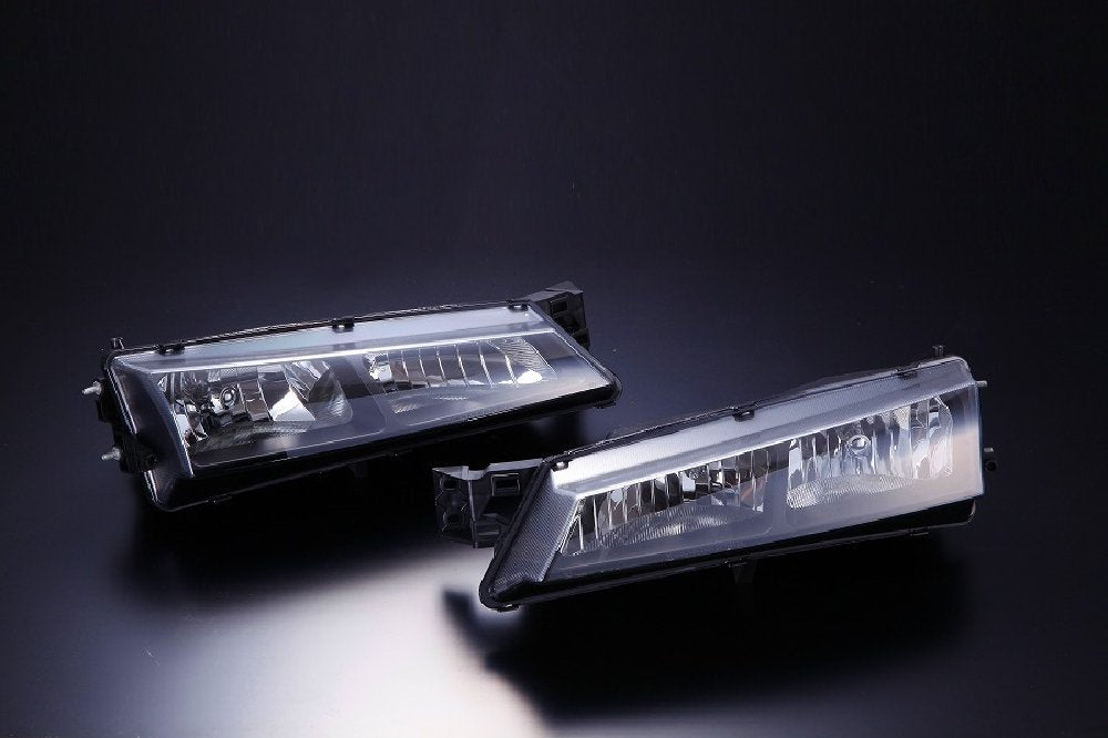 D-MAX Crystal Headlight Set, Black (S14 Late Model)