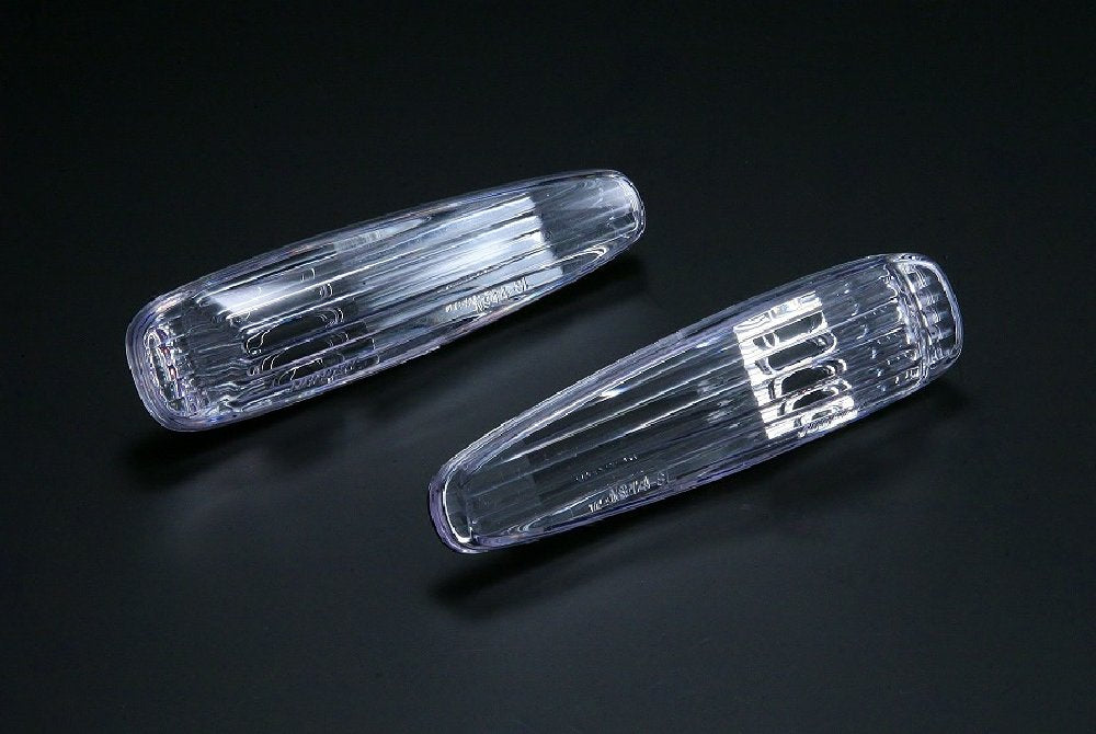 D-MAX Crystal Side Markers, Clear (S14 Early Model)