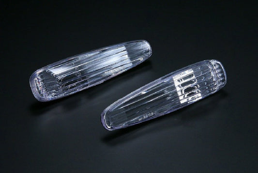 D-MAX Crystal Side Markers, Clear (S14 Early Model)