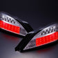 D-MAX LED Tail Lights, LED Turn Signal Type, Chrome (S15)