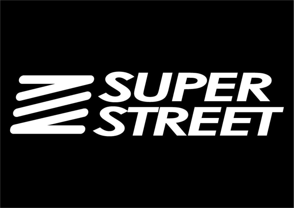 D-MAX SUPER STREET Sticker (White)