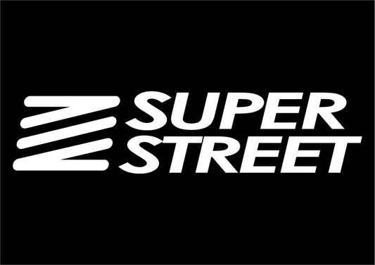 D-MAX SUPER STREET Sticker (White)