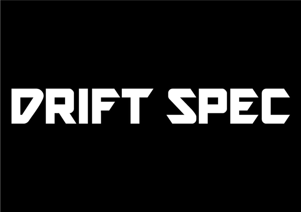D-MAX DRIFT SPEC Sticker (White)