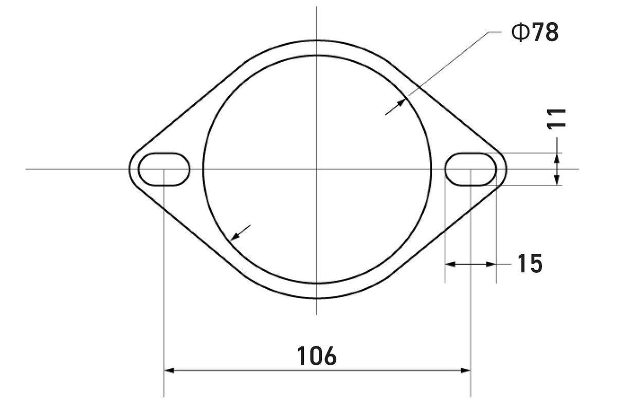 D-MAX Muffler Gasket 80Ф