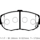 D-MAX Project Mu Collab SUPERSTREET Brake Pads, Front (JZX90/100/110)