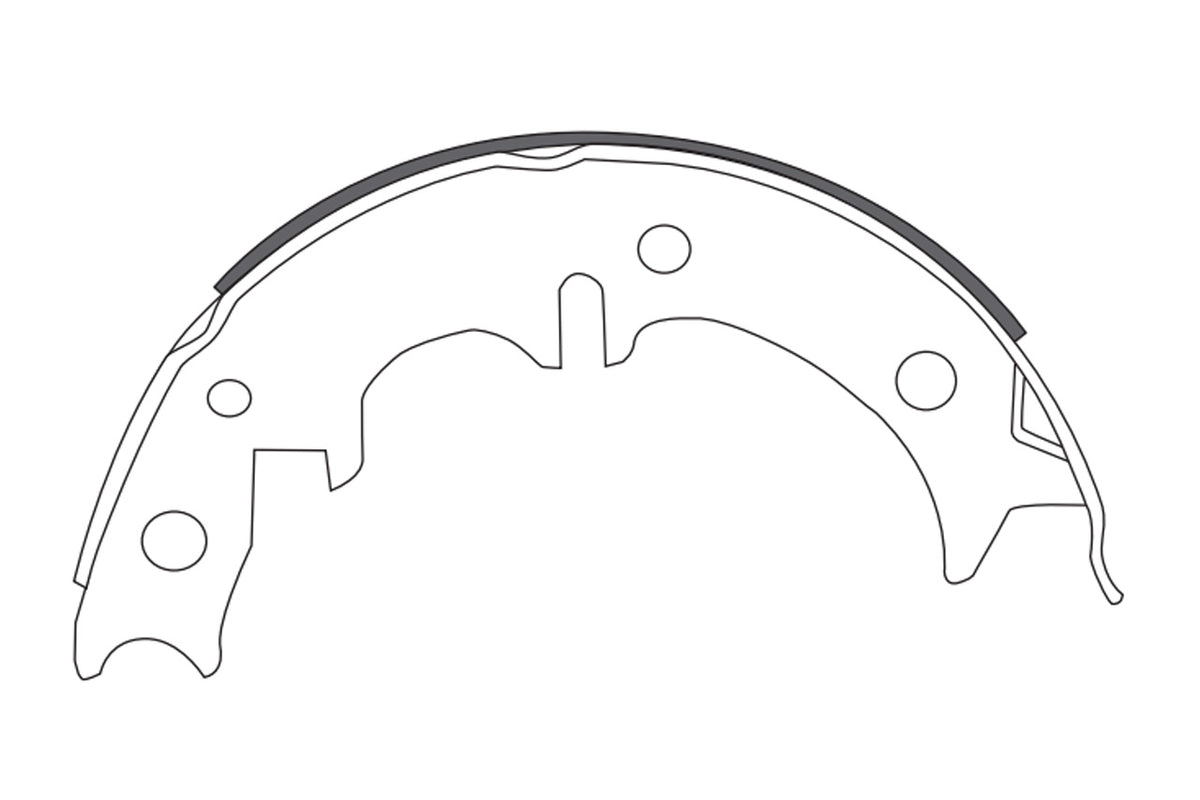 D-MAX Project Mu Collab DRIFTSPEC Brake Shoes, Rear (JZX90/100/110)