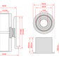 D-MAX D1SPEC Pillow Ball & Collar Set for Front Lower Arm, Full Car (JZX90/100)