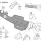 D-MAX Front Lower Arm Body Only, One Side (S14/S15)