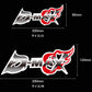 D-MAX Fire Sticker (Chrome)