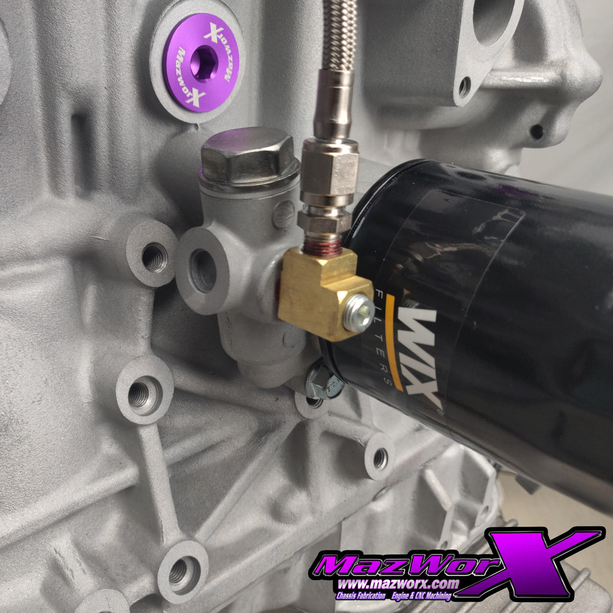 Mazworx VVL External Oil Feed Line Kit