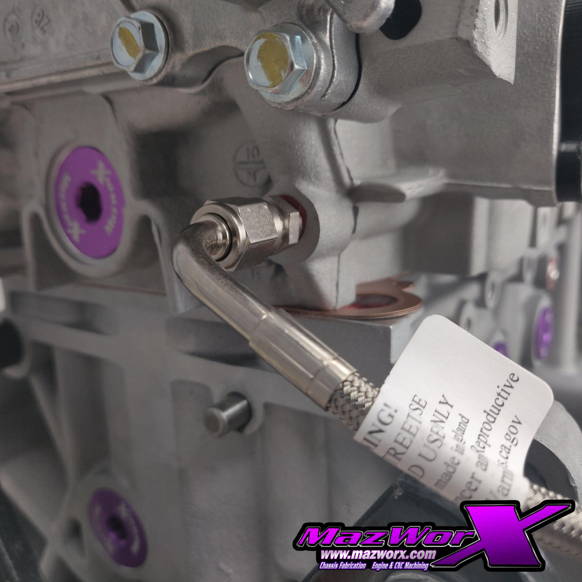 Mazworx VVL External Oil Feed Line Kit