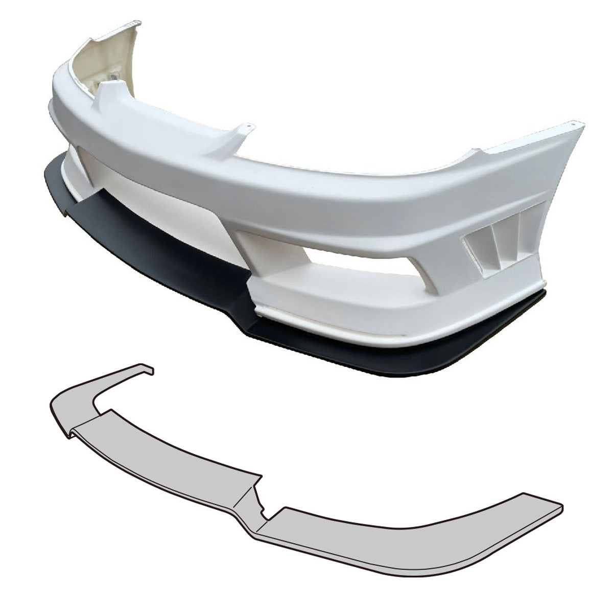 D-MAX RACING SPEC Front Lip Spoiler Ver.II (S15)