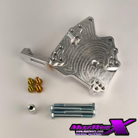 Mazworx SR20 RWD Billet A/C Compressor Bracket Kit