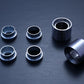 D-MAX Rear Lower Brackets with Pillow Balls Pressed In, L/R Set (Nissan, SUPER STREET)