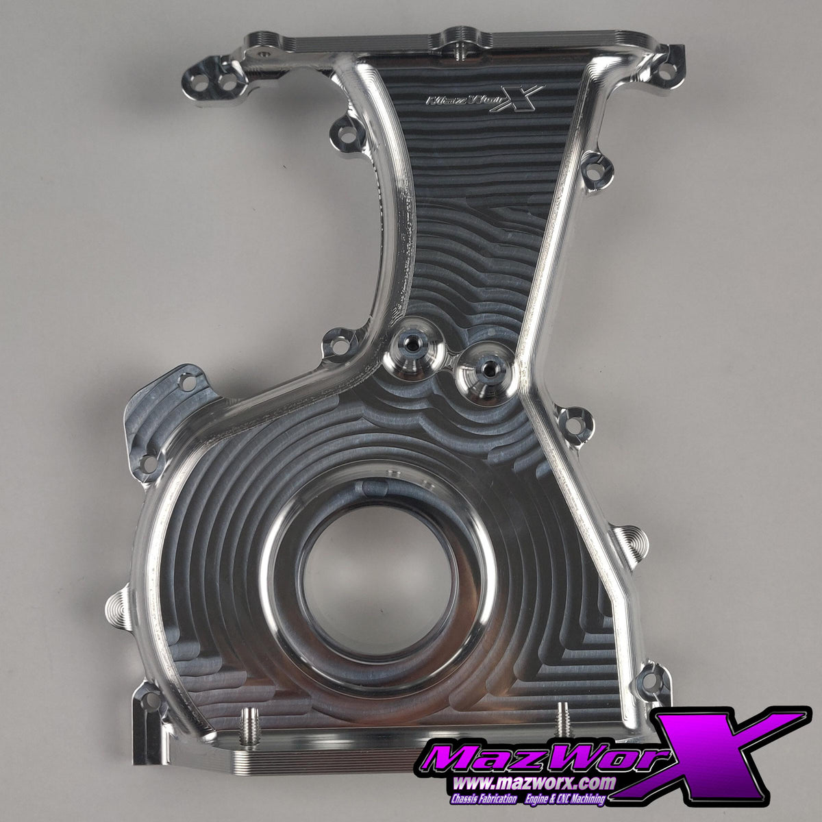 Mazworx SR20 Billet Front Cover for Dry Sump