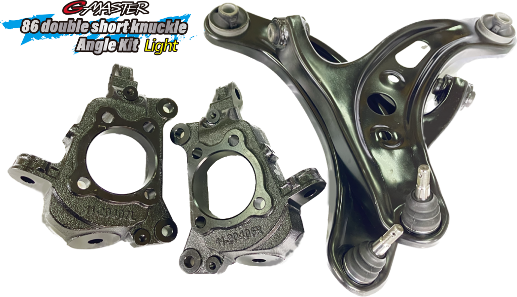 GP SPORTS G-MASTER Double Short Knuckle Angle Kit Light (86 / GR86 / BRZ)
