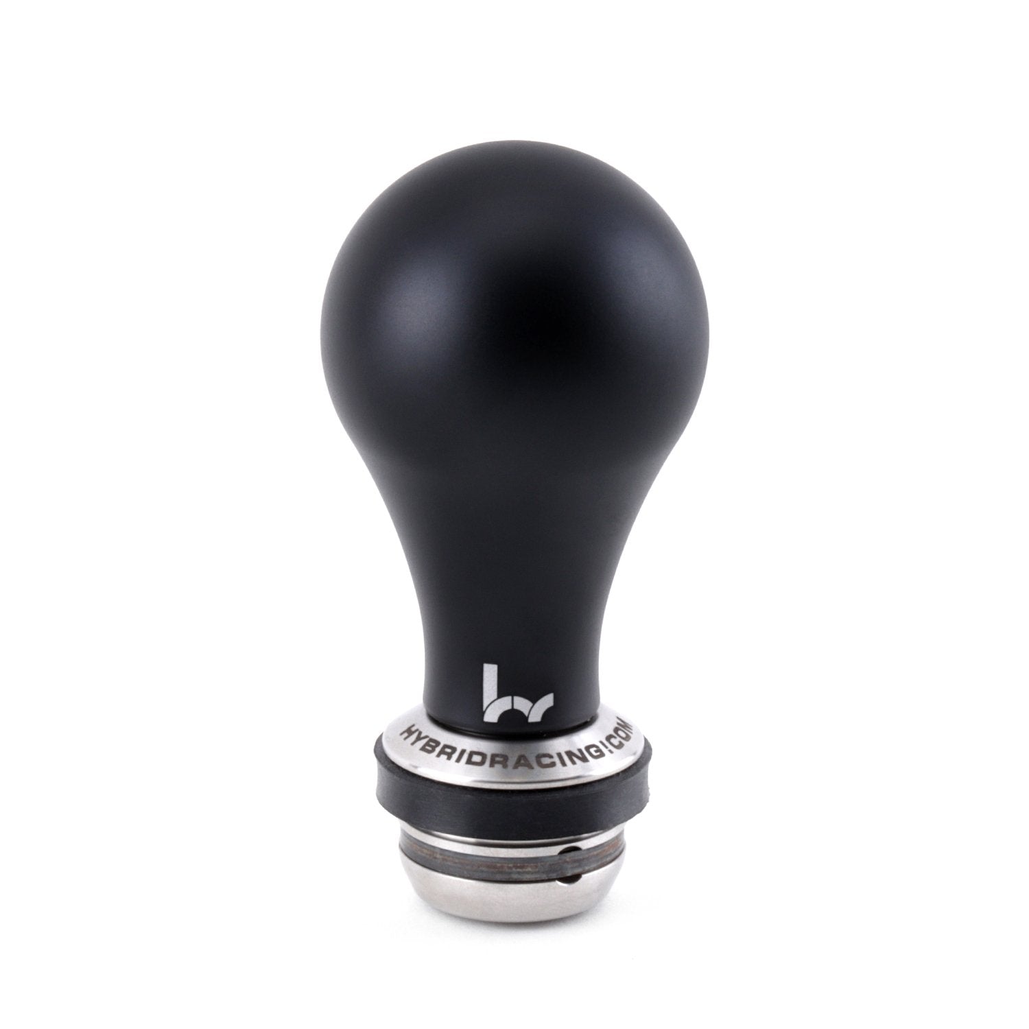 Hybrid Racing Shift Knob & Shift Boot Collar Combo Dust Black / Stainless Steel HYB-BUN-01-43