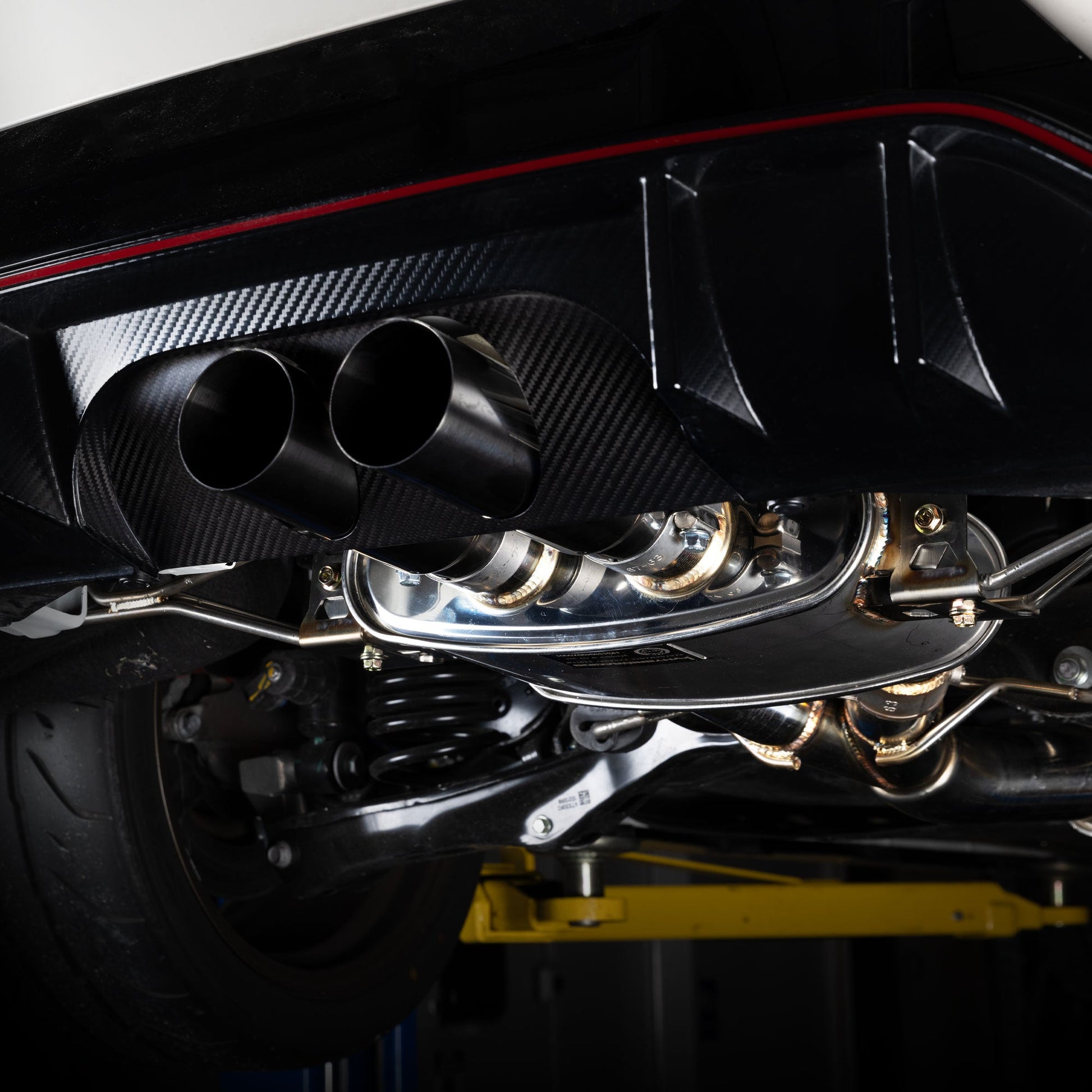Hybrid Racing Formula Exhaust System (17-21 Civic Type-R) Straight HYB-CES-01-10