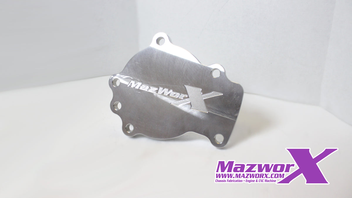 Mazworx SR20 Water Pump Block-Off Plate