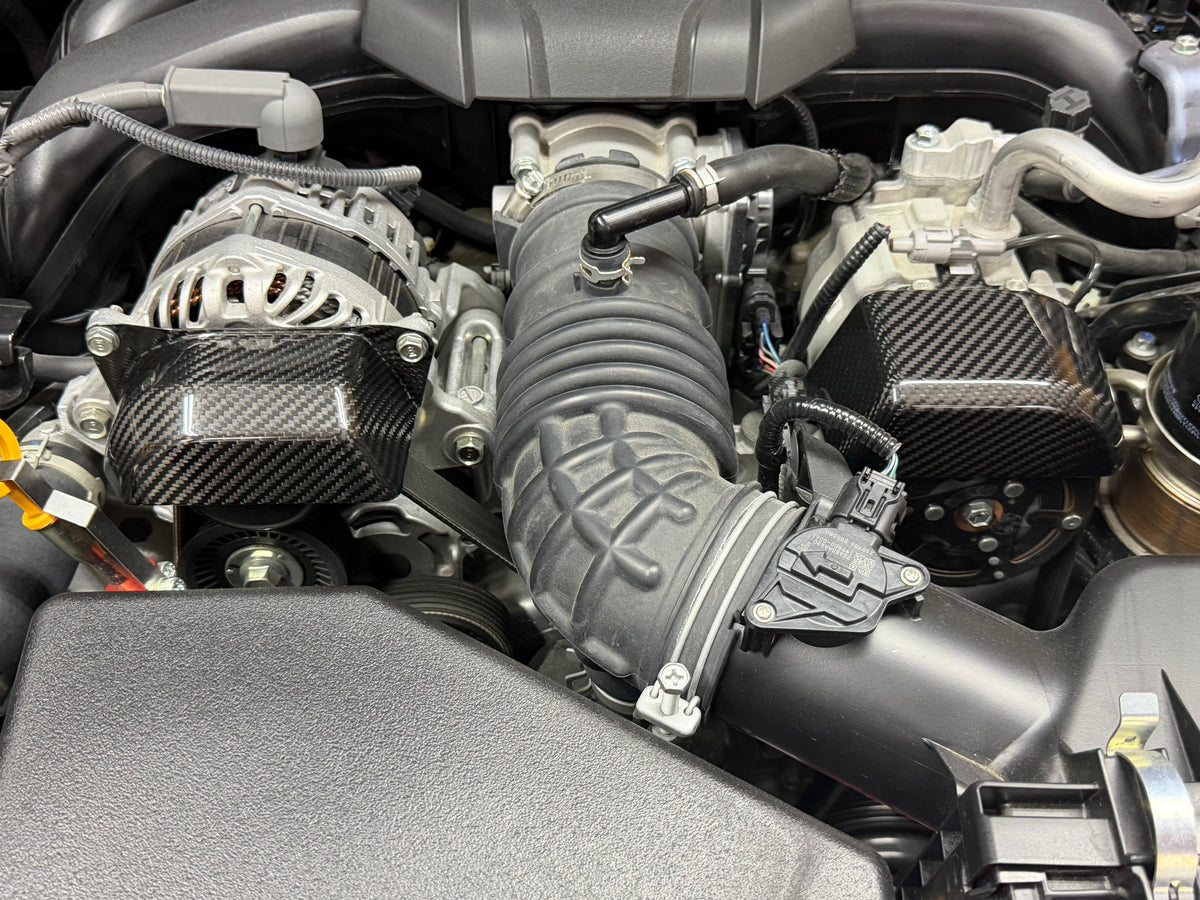Kazama Auto Carbon A/C & Alternator Cover (GR86 / BRZ ZN8 / ZD8)