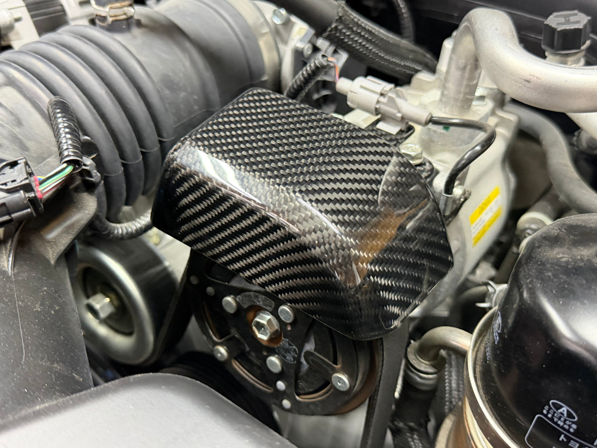Kazama Auto Carbon A/C & Alternator Cover (GR86 / BRZ ZN8 / ZD8)